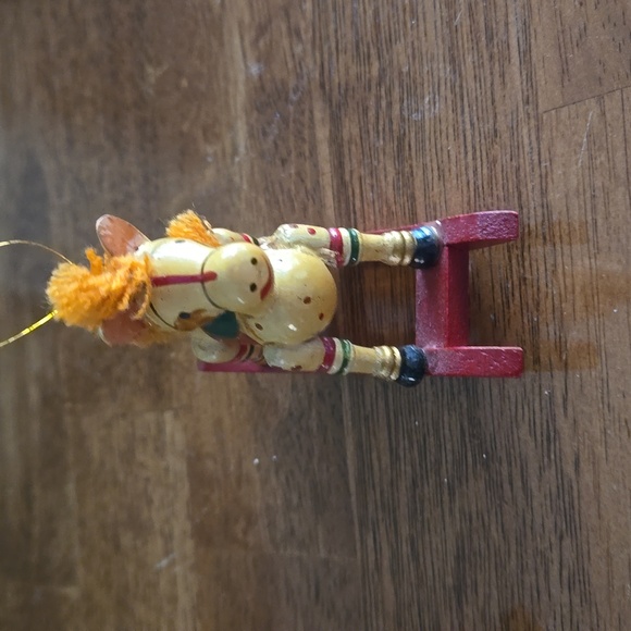 2 Vintage Allegro Russ Wooden Rocking Horse Hand Made - Picture 2 of 7